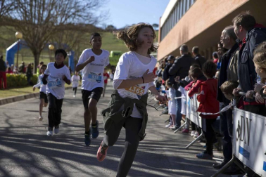 Imágenes de la tercera edición de la Carrera de los Valientes, celebrada este domingo en el campus de la Universidad de Navarra.