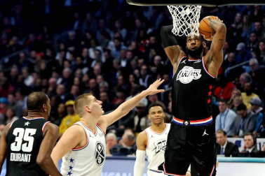 Este lunes 18 de febrero se disputó en el Spectrum Center de Charlotte el Al Starr Game 2019 con victoria del equipo de LeBron Ja mes sobre el conjunto liderado por Kevin Durant por 178-164.
