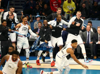 Este lunes 18 de febrero se disputó en el Spectrum Center de Charlotte el Al Starr Game 2019 con victoria del equipo de LeBron Ja mes sobre el conjunto liderado por Kevin Durant por 178-164.