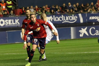 Imágenes del partido Osasuna-Zaragoza disputado en El Sadar.