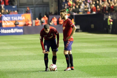 Imágenes del partido Osasuna-Zaragoza disputado en El Sadar.