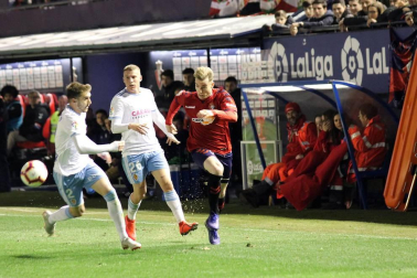 Imágenes del partido Osasuna-Zaragoza disputado en El Sadar.