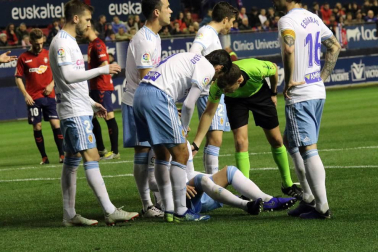 Imágenes del partido Osasuna-Zaragoza disputado en El Sadar.