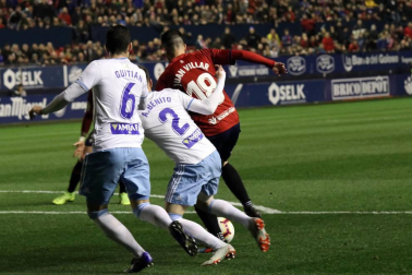 Imágenes del partido Osasuna-Zaragoza disputado en El Sadar.