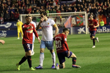 Imágenes del partido Osasuna-Zaragoza disputado en El Sadar.
