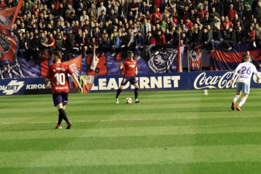 Imágenes del partido Osasuna-Zaragoza disputado en El Sadar.