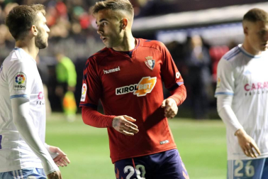 Imágenes del partido Osasuna-Zaragoza disputado en El Sadar.