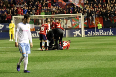 Imágenes del partido Osasuna-Zaragoza disputado en El Sadar.