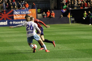 Imágenes del partido Osasuna-Zaragoza disputado en El Sadar.