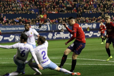 Imágenes del partido Osasuna-Zaragoza disputado en El Sadar.