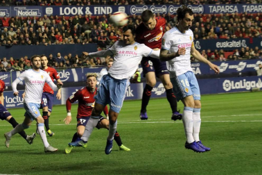 Imágenes del partido Osasuna-Zaragoza disputado en El Sadar.