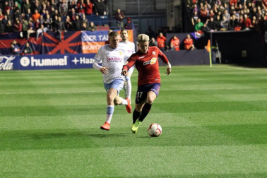 Imágenes del partido Osasuna-Zaragoza disputado en El Sadar.