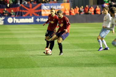 Imágenes del partido Osasuna-Zaragoza disputado en El Sadar.