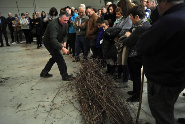 La I Fiesta del injerto llegó a Berbinzana con demostraciones del ayer y el hoy del injerto, una práctica sin la que no se entendería a la cultura de la vid y el vino en Navarra