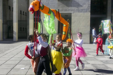 Fotos de la celebración de los carnavales escolares en Navarra