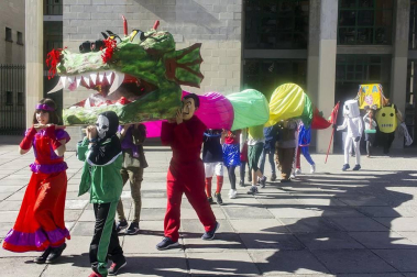 Fotos de la celebración de los carnavales escolares en Navarra