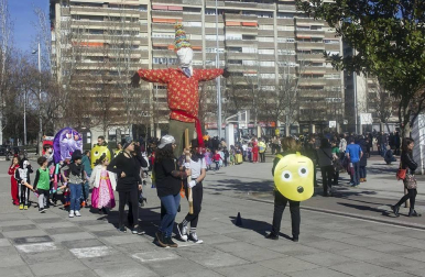 Fotos de la celebración de los carnavales escolares en Navarra