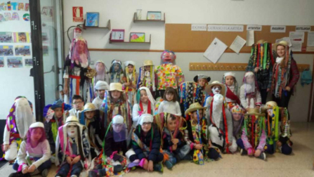 Fotos de la celebración de los carnavales escolares en Navarra