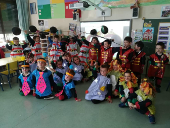 Fotos de la celebración de los carnavales escolares en Navarra