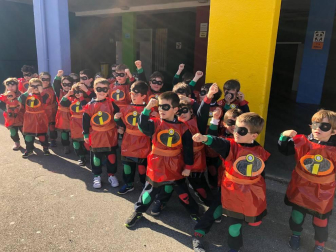 Fotos de la celebración de los carnavales escolares en Navarra