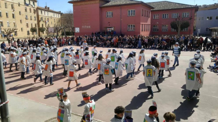 Fotos de la celebración de los carnavales escolares en Navarra