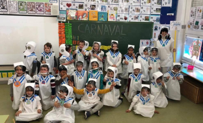 Fotos de la celebración de los carnavales escolares en Navarra