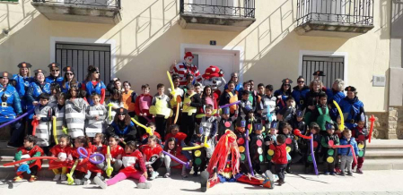 Fotos de la celebración de los carnavales escolares en Navarra