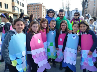 Fotos de la celebración de los carnavales escolares en Navarra
