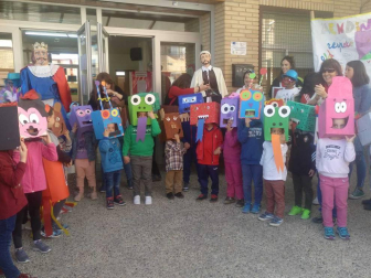 Fotos de la celebración de los carnavales escolares en Navarra