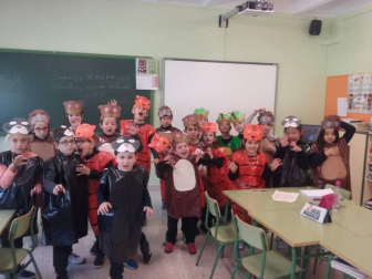 Fotos de la celebración de los carnavales escolares en Navarra