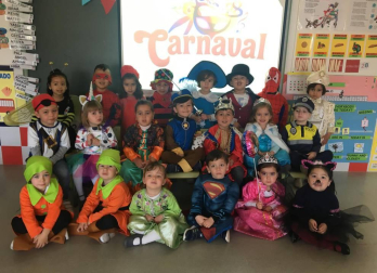 Fotos de la celebración de los carnavales escolares en Navarra