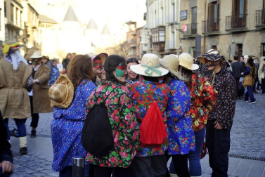 Fotos de la jornada de carnaval del sábado en Olite