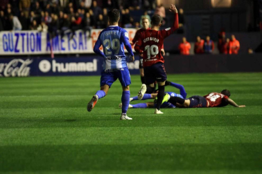Imágenes del partido disputado en El Sadar entre Osasuna y Málaga el 3 de noviembre de 2018.
