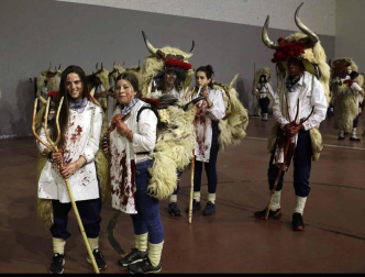 Las fotografías del Carnaval de Alsasua de este martes.