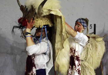 Las fotografías del Carnaval de Alsasua de este martes.