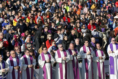 Fotos de la misa de la primera Javierada de 2019.