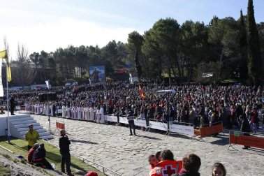 Fotos de la misa de la primera Javierada de 2019.