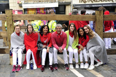 La grabación del filme, que ha arrancado a las 8 horas, ha cortado el tránsito peatonal de varias calles del Casco Viejo hasta las 20 horas