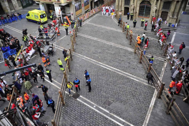 La grabación del filme, que ha arrancado a las 8 horas, ha cortado el tránsito peatonal de varias calles del Casco Viejo hasta las 20 horas