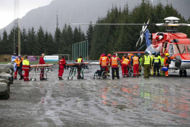 Imágenes de la evacuación del crucero noruego Viking Sky'