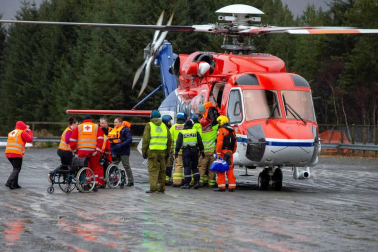 Imágenes de la evacuación del crucero noruego Viking Sky'