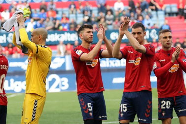 Imágenes del partido Osasuna-Extremadura disputado en El Sadar.
