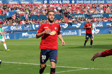 Imágenes del partido Osasuna-Extremadura disputado en El Sadar.