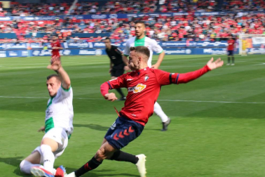 Imágenes del partido Osasuna-Extremadura disputado en El Sadar.