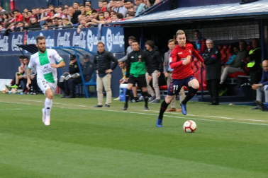 Imágenes del partido Osasuna-Extremadura disputado en El Sadar.