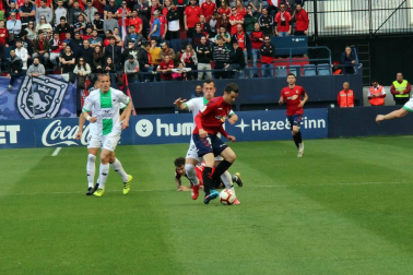Imágenes del partido Osasuna-Extremadura disputado en El Sadar.
