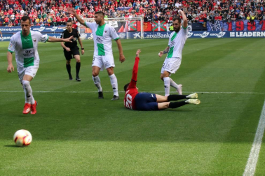 Imágenes del partido Osasuna-Extremadura disputado en El Sadar.