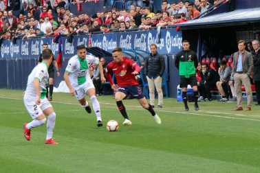Imágenes del partido Osasuna-Extremadura disputado en El Sadar.