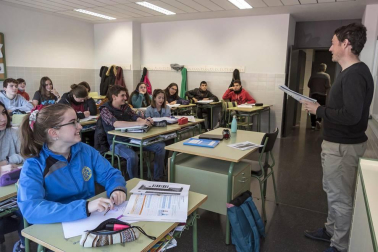 Alumnado del IES Tierra Estella.