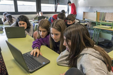 Alumnado del IES Tierra Estella.